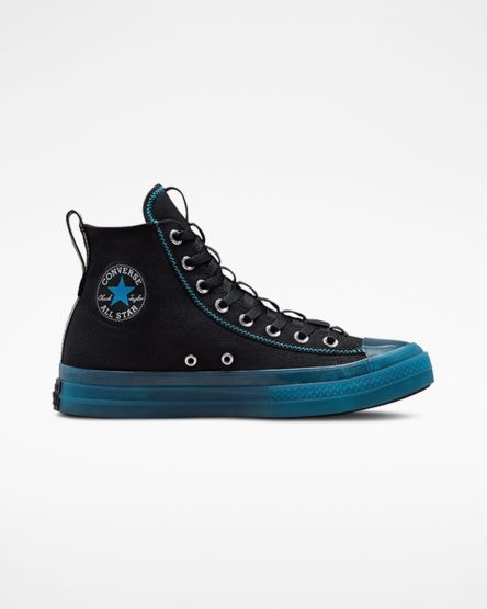 Zapatillas Altas Converse Chuck Taylor All Star CX Explore Hombre Negras Azules Blancas | PE P54W78